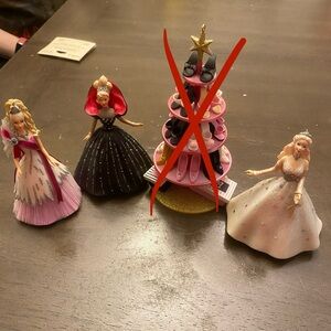 Set of Barbie ornaments​